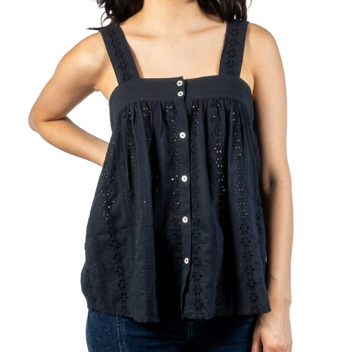 Dylan Talulah Washed Black Cami WOMEN - Clothing - Tops - Sleeveless Dylan