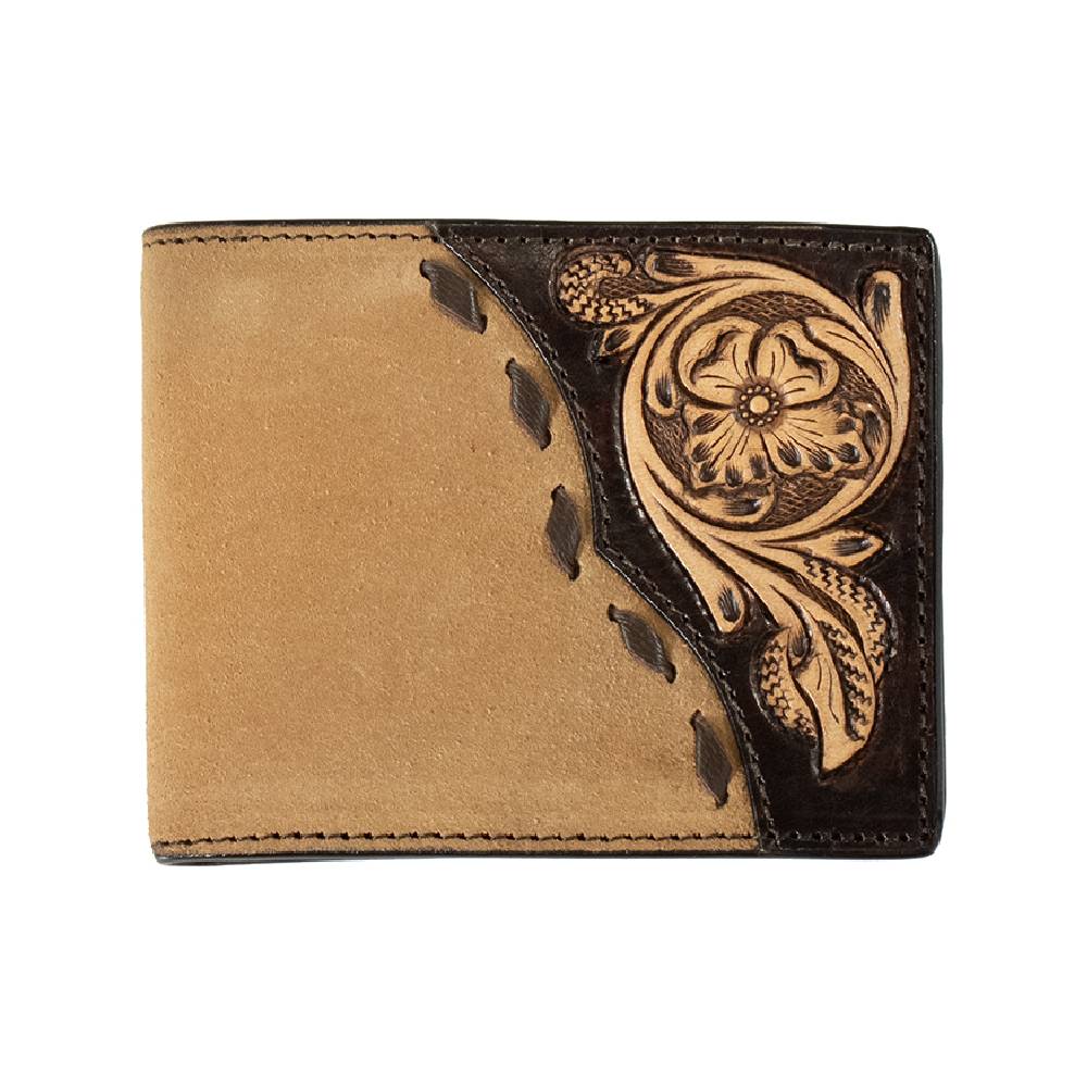 3D Roughout Overlay Bifold Wallet