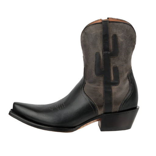 Lucchese April Prickly Plant Boot - Black WOMEN - Footwear - Boots - Booties LUCCHESE BOOT CO.