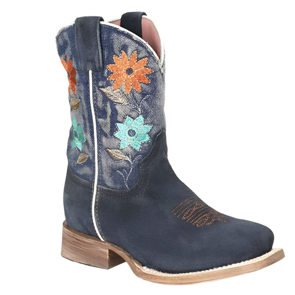 Roper Girl's Flower Power Western Boot KIDS - Footwear - Boots Roper Apparel & Footwear