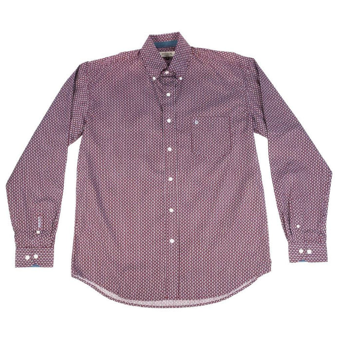 Stetson Men's Diamond Geo Print Snap Shirt