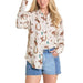 Rock & Roll Denim Women's Conversational Western Print Button Down Shirt WOMEN - Clothing - Tops - Long Sleeved Panhandle