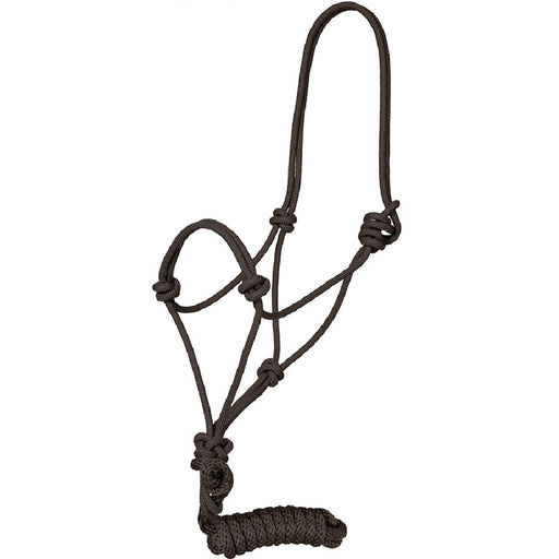 Traditional Rope Halter with Lead Tack - Halters & Leads Mustang