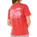 Rip Curl Women's Ocean Break Deep Red Relaxed Tee WOMEN - Clothing - Tops - Short Sleeved Rip Curl
