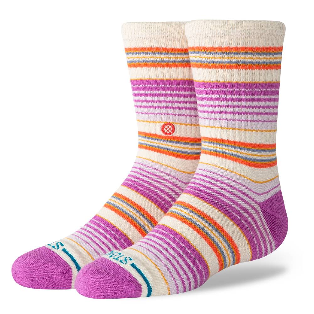 Stance Kids's Cotton Crew Socks - Berry