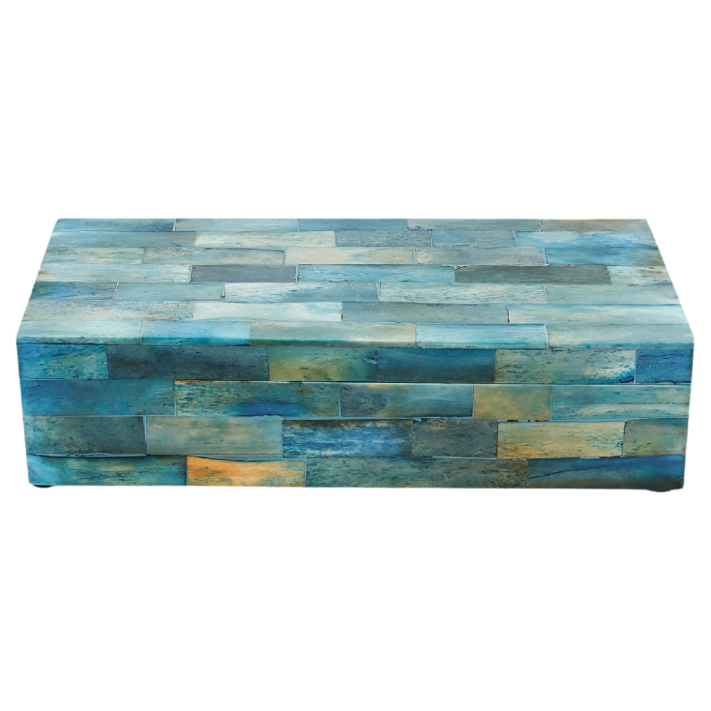 Verdigris Decorative Box - (10x4.5x2.5) HOME & GIFTS - Home Decor - Decorative Accents Handicrafts Home