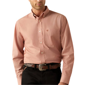 Ariat Men's Solid Brick Button Shirt MEN - Clothing - Shirts - Long Sleeve Ariat Clothing