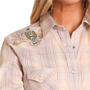 Panhandle Women's Plaid Snap Western Shirt WOMEN - Clothing - Tops - Long Sleeved Panhandle