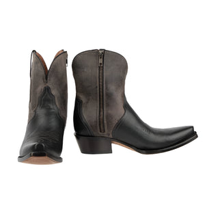 Lucchese April Prickly Plant Boot - Black WOMEN - Footwear - Boots - Booties LUCCHESE BOOT CO.