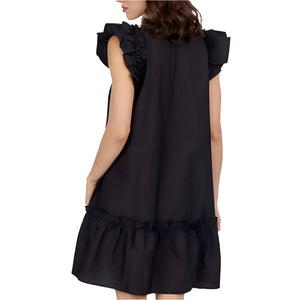 Mud Pie Riggs Ruffle Sleeve Dress WOMEN - Clothing - Dresses Mud Pie