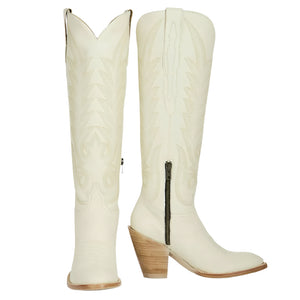 Lucchese Jasmine Boot - Cream WOMEN - Footwear - Boots - Western Boots LUCCHESE BOOT CO.