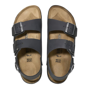 Birkenstock Milano Crosstown Oiled Leather - Black WOMEN - Footwear - Sandals Birkenstock