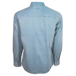 Hooey Men's Chambray Denim Pearl Snap Shirt MEN - Clothing - Shirts - Long Sleeve Hooey