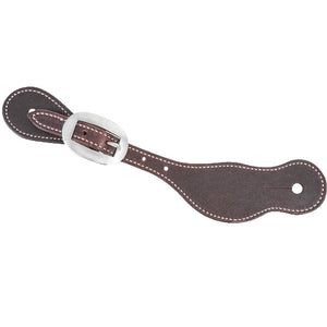 Martin Saddlery Alpine Spur Straps Tack - Spur Straps Martin Saddlery Latigo w/ Stitching
