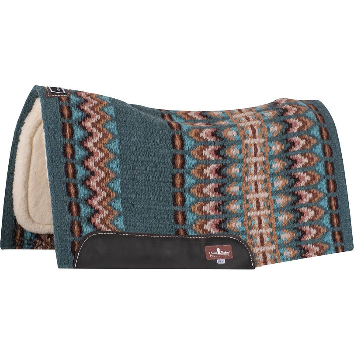 Classic Equine SensorFlex Contour Pad Tack - Saddle Pads Classic Equine Peacock/Coffee