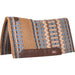 Classic Equine Classic Wool Top Pad - 34"x38" Tack - Saddle Pads Classic Equine Umber/Navy
