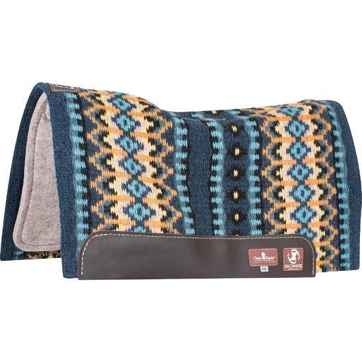 Classic Equine 100% Felt Wool Top Barrel Pad Tack - Saddle Pads Classic Equine Navy/Black