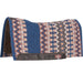 Classic Equine Contour Blanket Top Alpaca Pad - 34"x38" Tack - Saddle Pads Classic Equine Sapphire/Russet