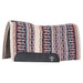 Classic Equine Contour Wool Top Felt Pad - 32"x34" Tack - Saddle Pads Classic Equine Latte/Peacock 1/2"