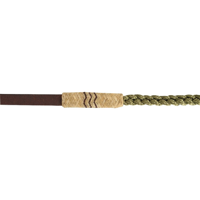 Cashel Adjustable Flat Braid Rein Tack - Reins Cashel Green