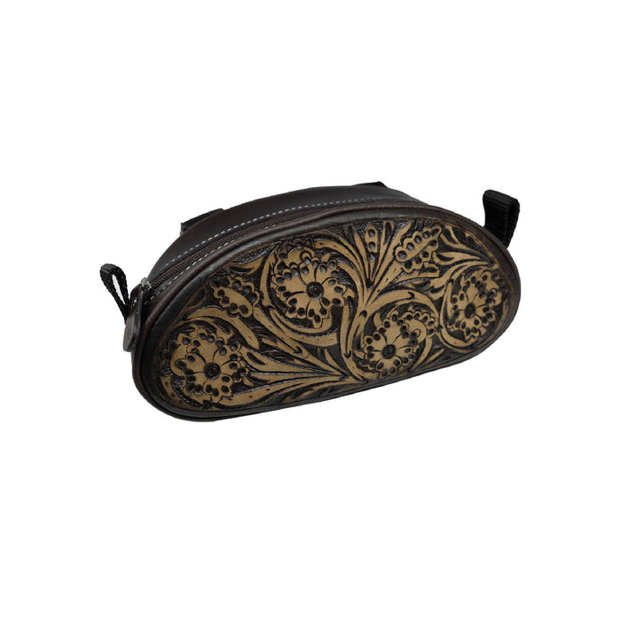 Professional's Choice Leather Pommel Bag Tack - Saddle Accessories Professional's Choice Sanded Floral