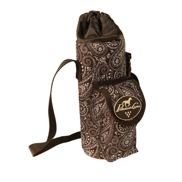 Professional's Choice Water Bottle Pouch Tack - Saddle Accessories Professional's Choice Paisley/Black