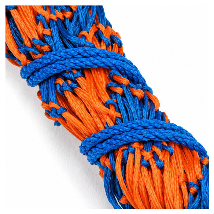 Shires Deluxe Hay Net Barn - Hay Bags & Nets Shires Blue/Orange
