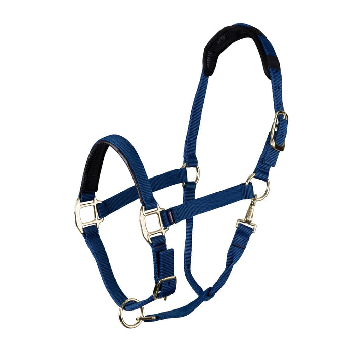 Shires Topaz Nylon Halter Tack - Halters & Leads Shires Navy XS Pony