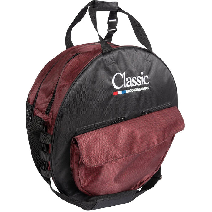Classic Deluxe Rope Bag Tack - Ropes & Roping Classic Black/Ruby Basket
