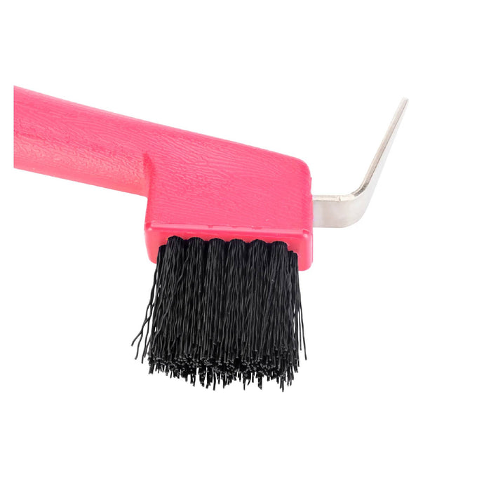 Shires EZI-Groom Hoof Pick & Brush Equine - Grooming Shires Pink
