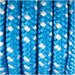 Trophy Bronc Nose Rope Halter with Dots #4 Customs & Awards - Halters Teskey's Blue/White