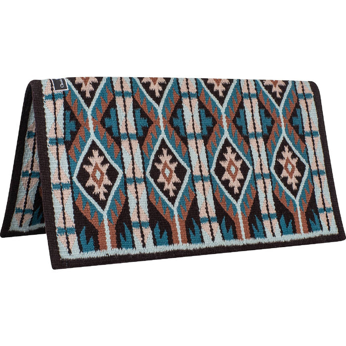 Classic Equine Show Blanket Tack - Saddle Pads Classic Equine Coffee/Seafoam