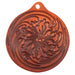 Martin Saddlery Leather Air Freshener HOME & GIFTS - Air Fresheners Martin Saddlery Floral Tooled Round