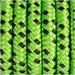 Trophy Bronc Nose Rope Halter #22 Customs & Awards - Halters Teskey's Lime Green/Black