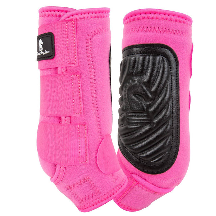 Classic Equine ClassicFit Boots Tack - Leg Protection Classic Equine Hot Pink Front S