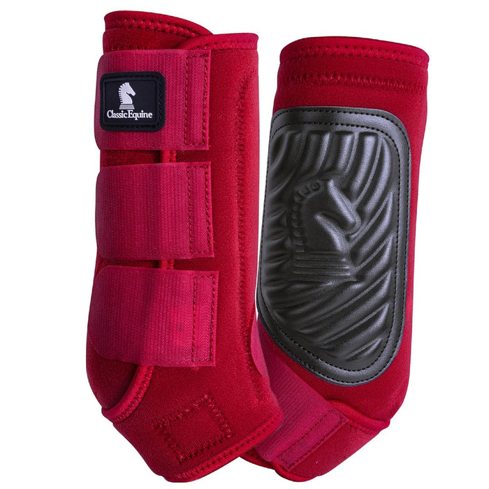 Classic Equine ClassicFit Boots Tack - Leg Protection Classic Equine Crimson Front S