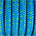 Trophy Bronc Nose Rope Halter #22 Customs & Awards - Halters Teskey's Blue/Lime Green