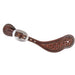 Martin Saddlery Mini-Basket Weave Cowboy Spur Strap Tack - Spur Straps Martin Saddlery Natural Skirting M