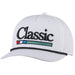 Classic Equine Five Panel Rope Cap HATS - BASEBALL CAPS Classic Equine White