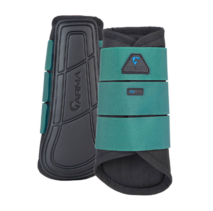 Shires ARMA Air Motion Brushing Boots Tack - Leg Protection Shires Green Small Pony