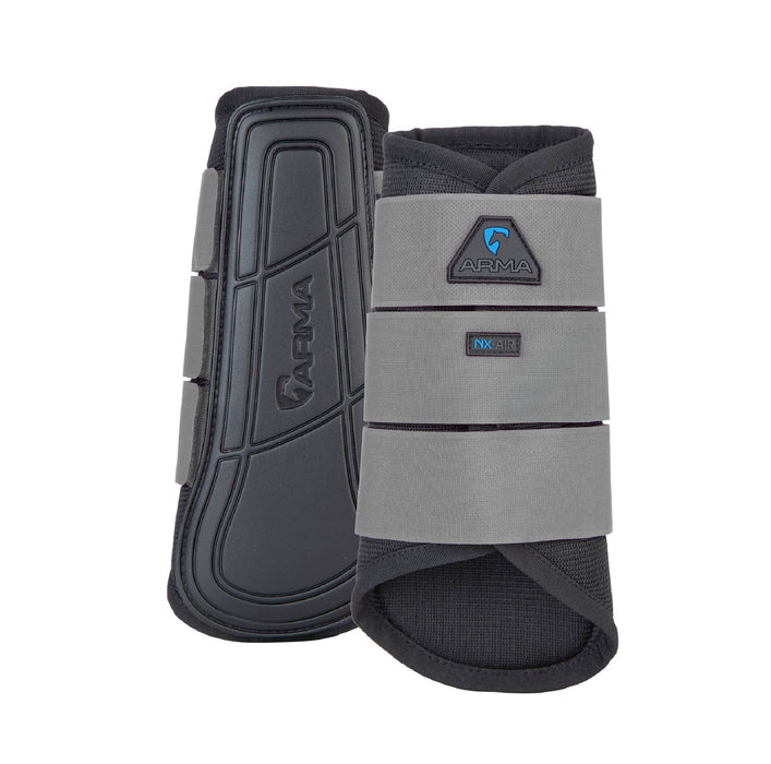 Shires ARMA Air Motion Brushing Boots Tack - Leg Protection Shires Grey Small Pony