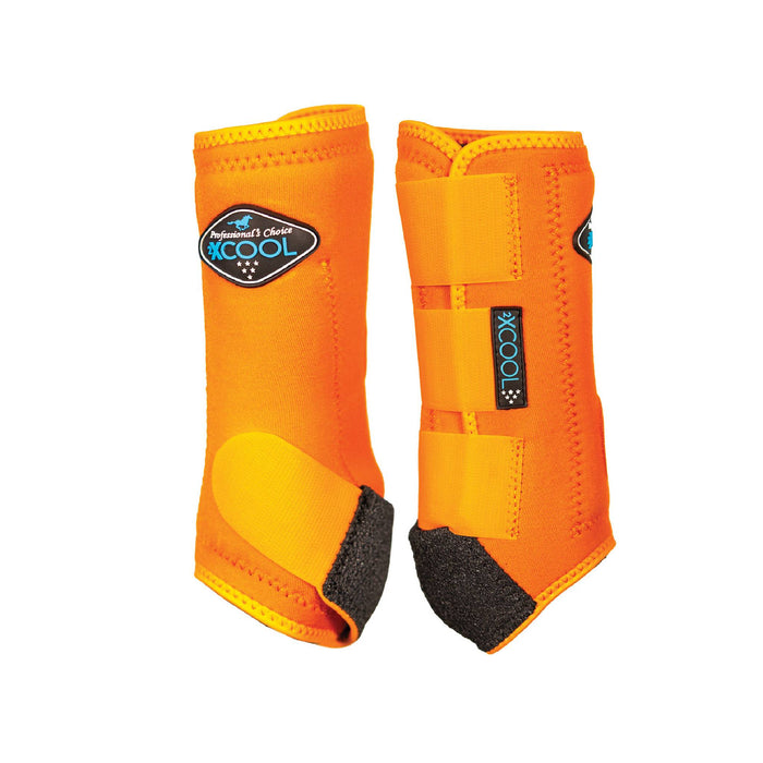 Professional's Choice 2XCool Sports Medicine Boot 4-Pack Tack - Leg Protection Professional's Choice Orange S