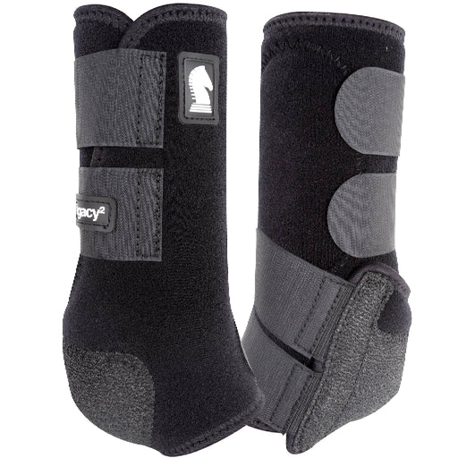 Classic Equine Legacy2 Boots Tack - Leg Protection Classic Equine Black Front S