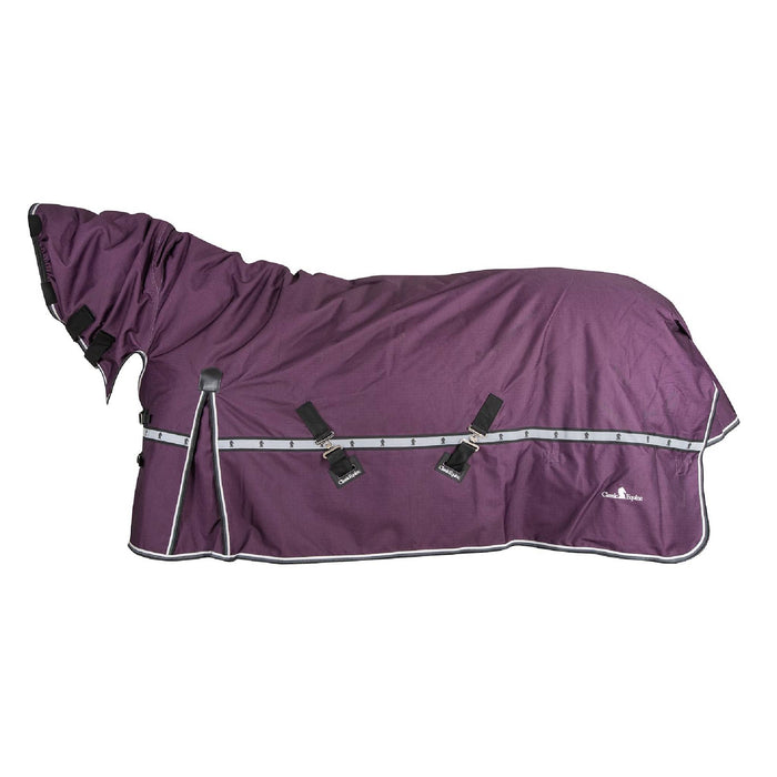 Classic Equine 10K Cross Trainer Hooded Winter Blanket Equine - Blankets & Sheets Classic Equine Blackberry XS