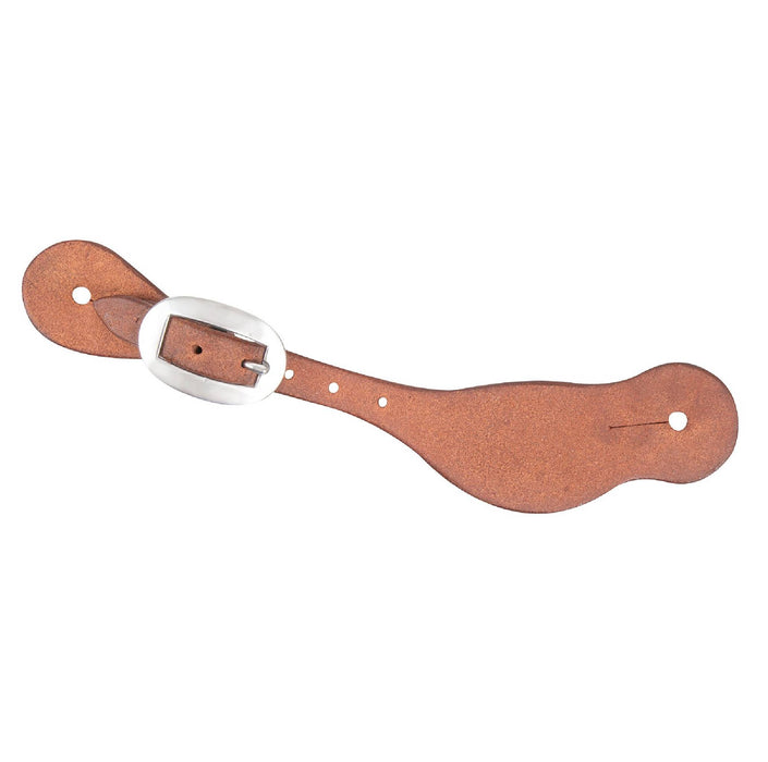 Martin Saddlery Alpine Spur Straps Tack - Spur Straps Martin Saddlery Chestnut Roughout