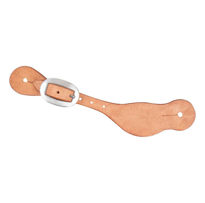 Martin Saddlery Alpine Spur Straps Tack - Spur Straps Martin Saddlery Natural Roughout