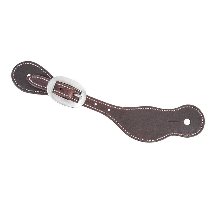 Martin Saddlery Alpine Spur Straps Tack - Spur Straps Martin Saddlery Latigo w/Stitching