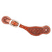 Martin Saddlery Chestnut Alpine Spur Straps Tack - Spur Straps Martin Saddlery Chestnut w/Mini Coarse Weave