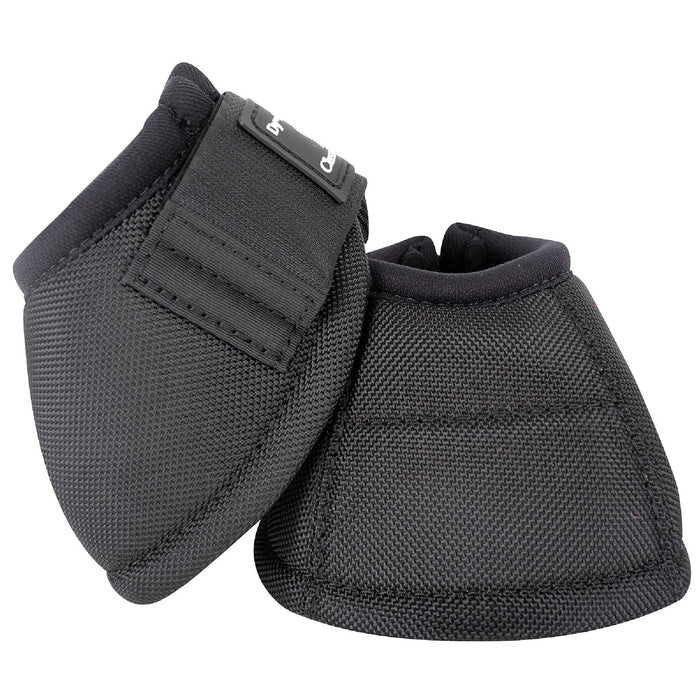 Classic Equine Dy-No Turn Bell Boots Tack - Leg Protection Classic Equine Black S