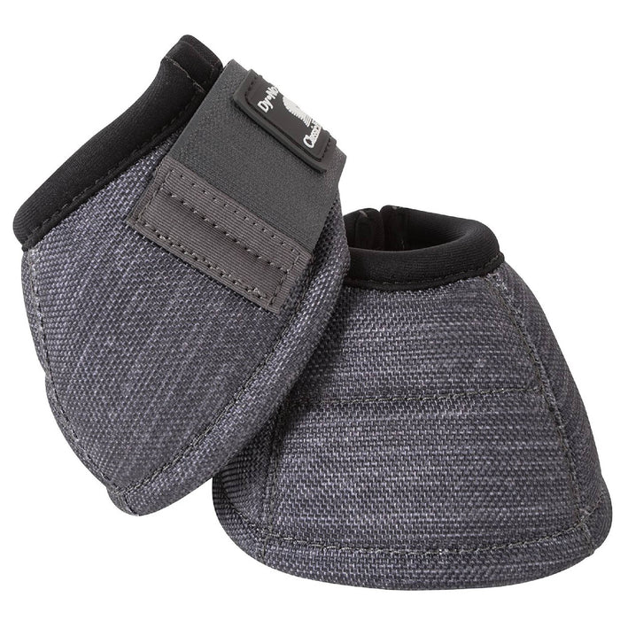 Classic Equine Dy-No Turn Bell Boots Tack - Leg Protection Classic Equine Charcoal S